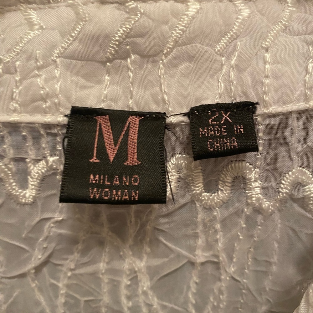 Milano Women’s White Light Jacket - Picture 3 of 3